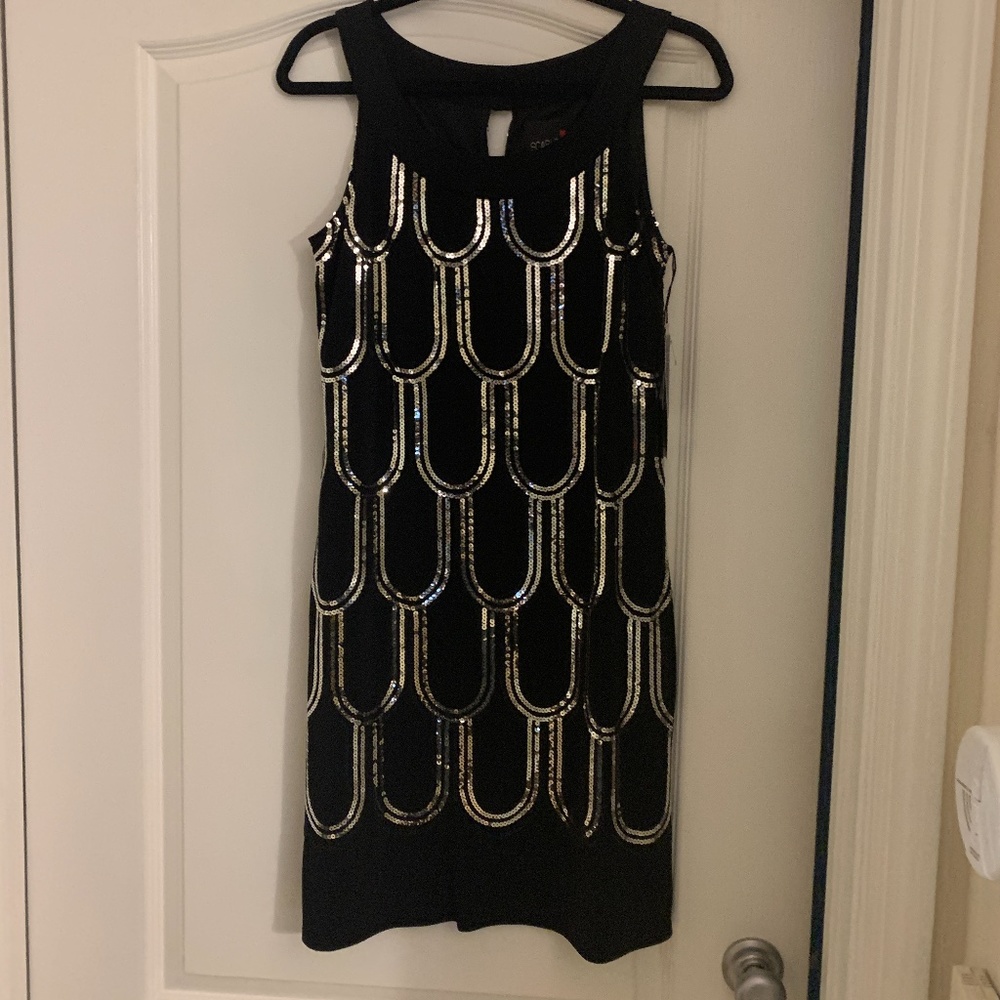 Black and Silver Party Dress